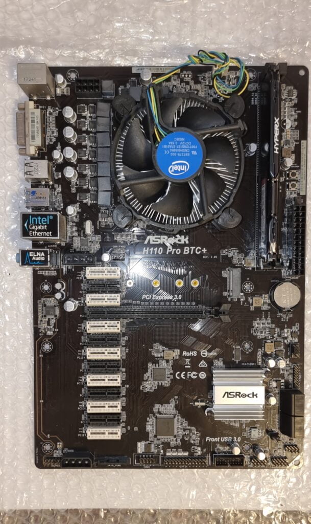 مادر بورد asrock h110 pro btc+